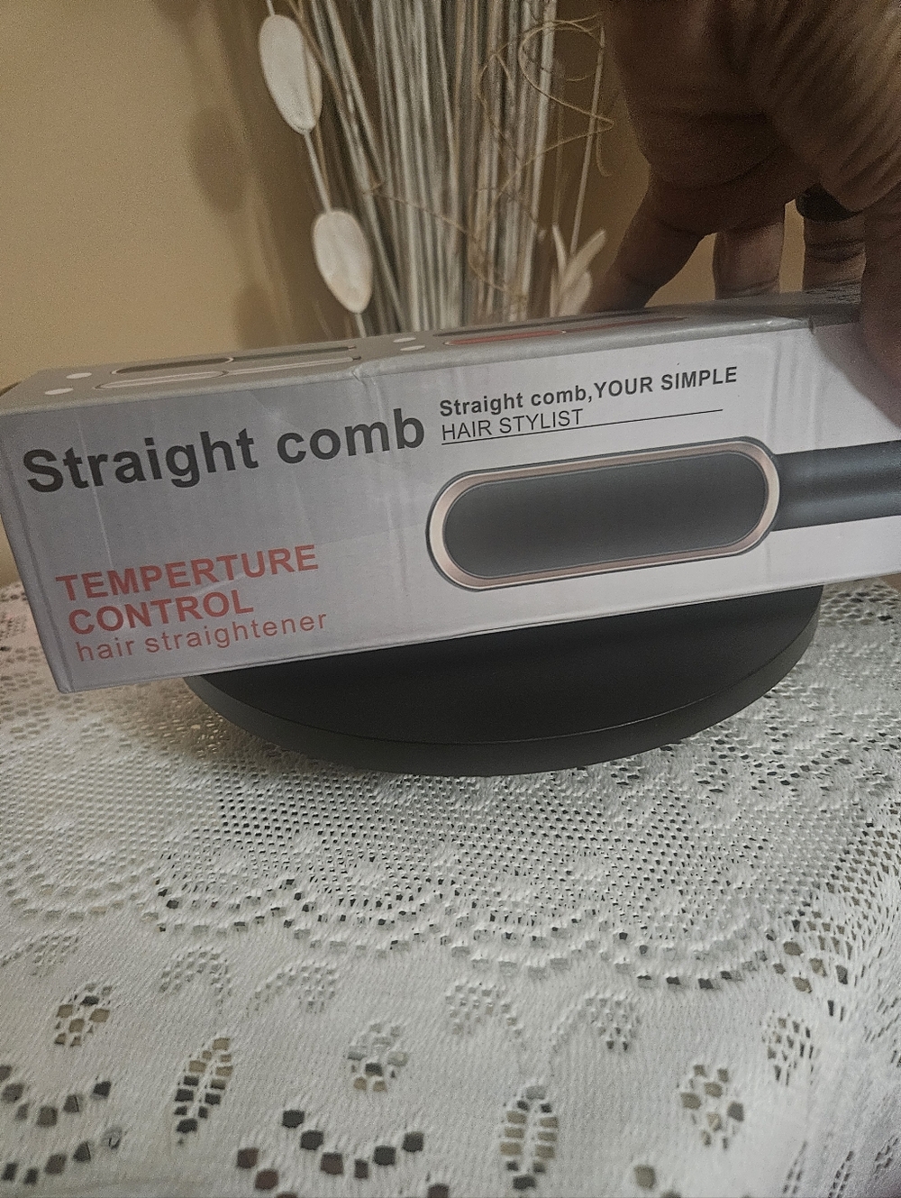 🩷💕Unbranded Temperature Control Straight Comb Hair Straightener - New💞❣️